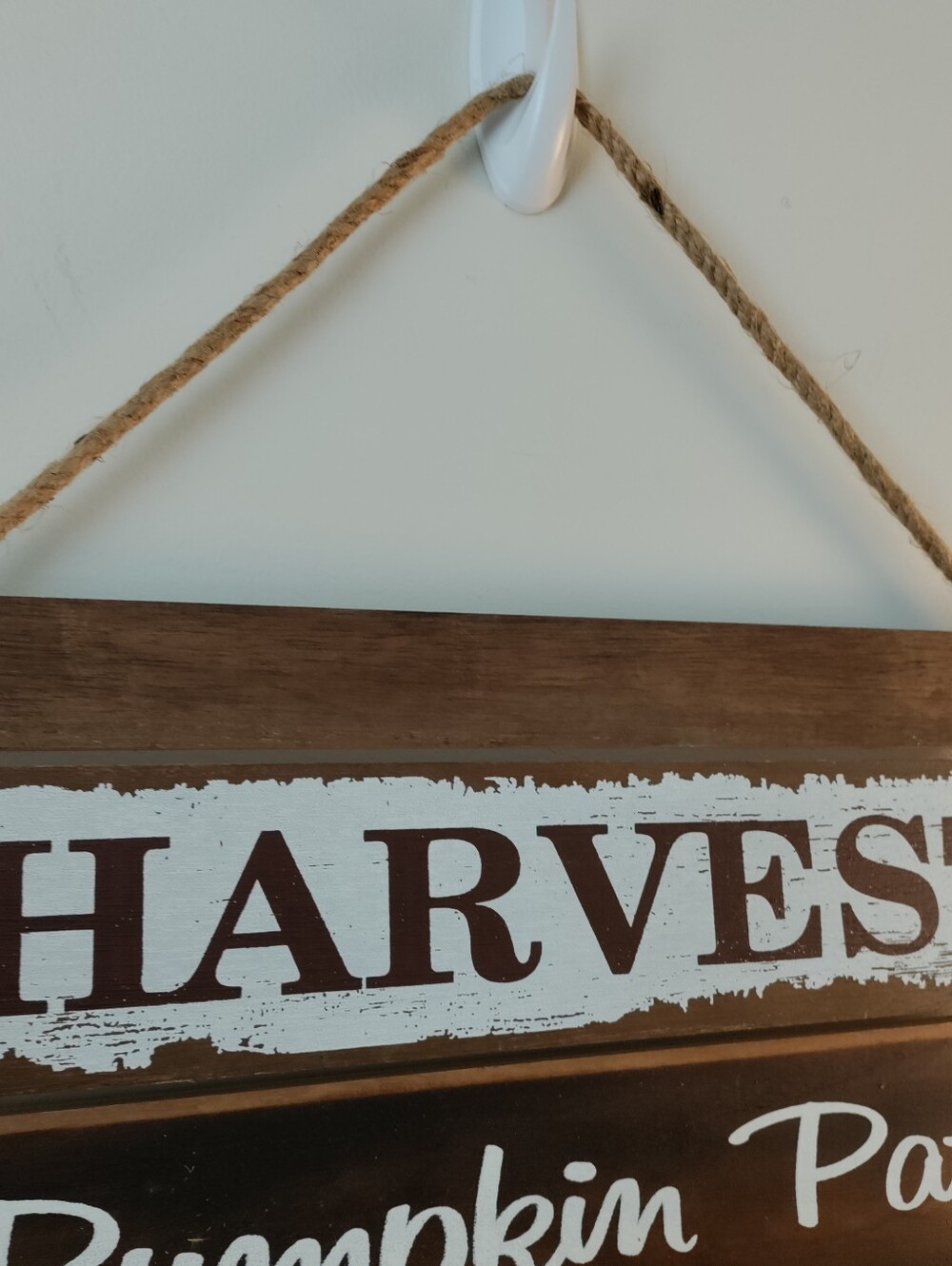 Fall Wood Sign Harvest Rustic - Picture 6 of 11